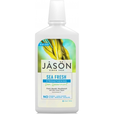 Apa de gura, Sea Fresh - detoxifiere si intarire dinti, Jason, 473 ml