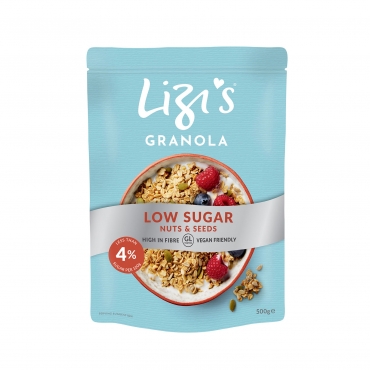 Lizis Granola (cereale crocante ) continut redus de zaharuri (low sugar) - Nuca de cocos, 500 gr