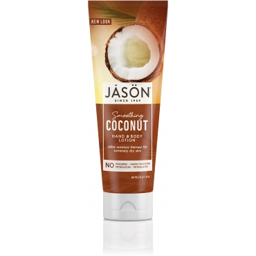 Crema hidratanta Jason cu ulei de cocos pt maini si corp, 227 g