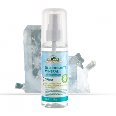 Deodorant mineral spray cu alaun Corpore Sano, 80 ml