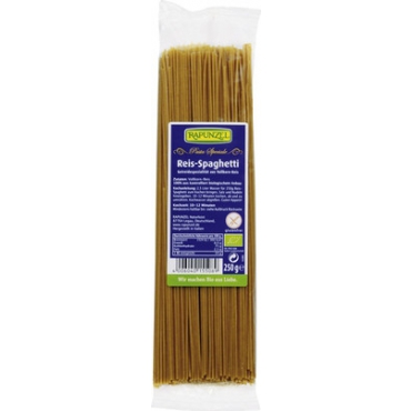 Spaghetti bio din orez fara gluten, Rapunzel, 250 g