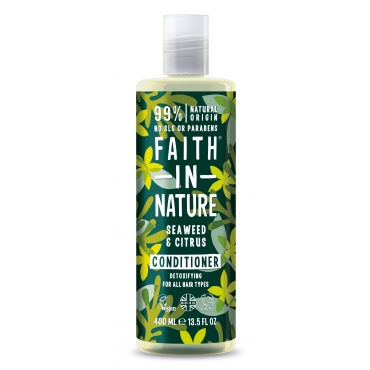 Balsam Faith in Nature, cu alge marine si citrice, pt. toate tipurile de par, 400 ml