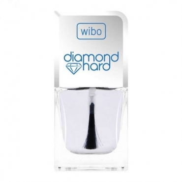 Lac intaritor pentru unghii, Wibo, cu praf de diamant, Diamond Hard, 8.5 ml