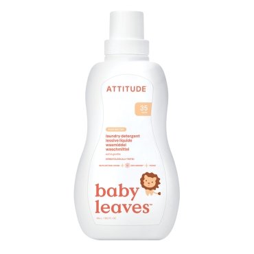 Detergent lichid de rufe pt. bebelusi, nectar de pere, 35 de spalari,Attitude,  1,05 L