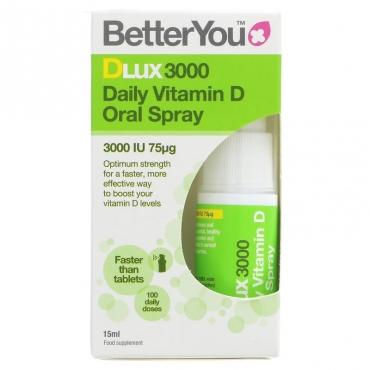 Oferta - Spray oral Vitamina D, DLux 3000, Better You, 100 de utilizari, uz intern