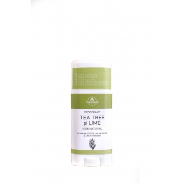 Deodorant tea tree si lime, Trio Verde, 60 g