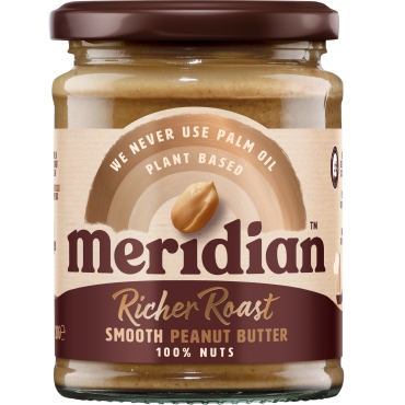 Unt bio de arahide fin, Meridian, 280 g
