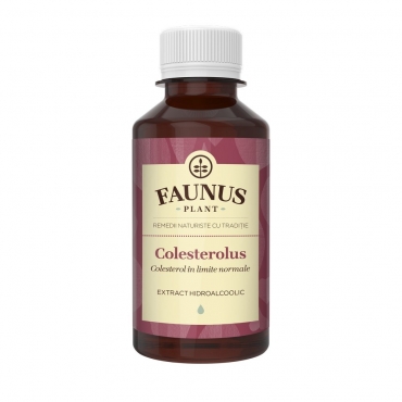 Tinctura Colesterolus, hipocolesterolemiant, hipolipemiant, Faunus Plant, 200 ml