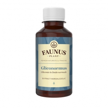 Tinctura Gliconormus, glicemie in limite normale, Faunus Plant, 200 ml
