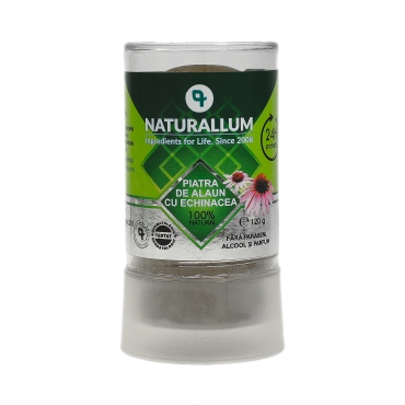 Deodorant piatra de alaun cu Echinacea, Naturallum 120g