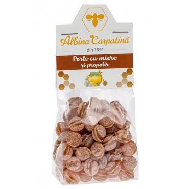 Perle cu miere si propolis, Albina Carpatina, 100 g