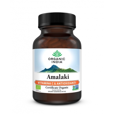 Oferta-Amalaki, Vitamina C & Antioxidanti Naturali, Organic India, 60 cps vegetale