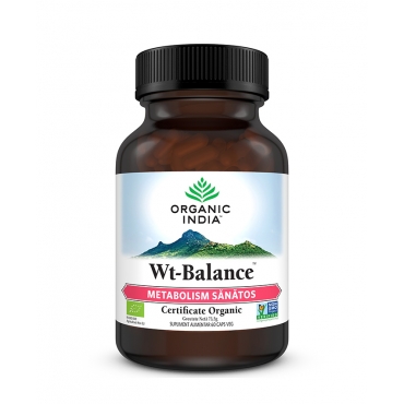 Wt-Balance, Metabolism Sanatos, Organic India, 60 capsule vegetale