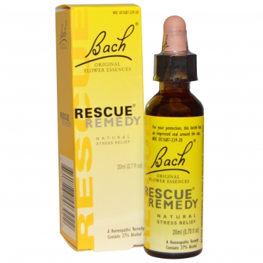 Remediu floral Rescue Remedy picaturi, Bach Original Essences, 20ml