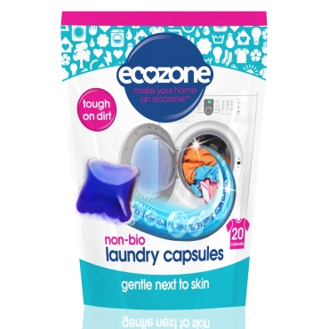 Detergent capsule, 20 buc, Ecozone, 500 g
