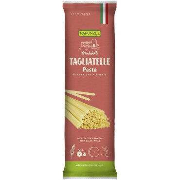 Paste Tagliatelle bio Semola, Rapunzel, 500 g
