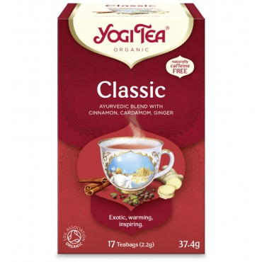 Ceai Bio fara cofeina, Yogi Tea - Classic, 37.4 g