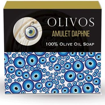Oferta- Sapun Amuleta norocoasa - Ochiul Magic - cu dafin si ulei de masline, efect anti-imbatranire, Olivos, 100 g