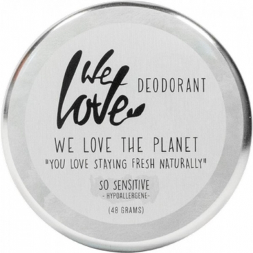 Deodorant natural crema hipoalergenic, So Sensitive, We love the planet, 48 g