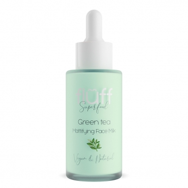 Lapte facial matifiant cu ceai verde, Fluff, Nacomi, 40 ml