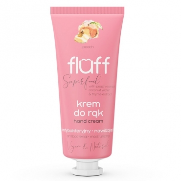 Crema de maini hidratanta cu piersici, Fluff, Nacomi, 50 ml