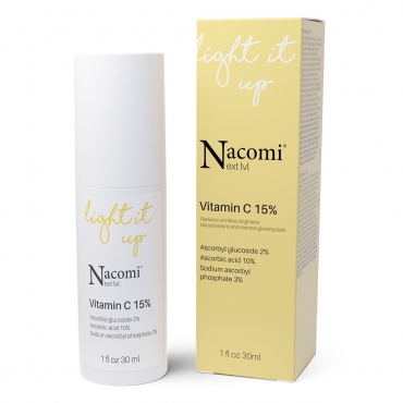 Ser facial cu Vitamina C 15%, Next Level, Fluff, Nacomi, 30 ml