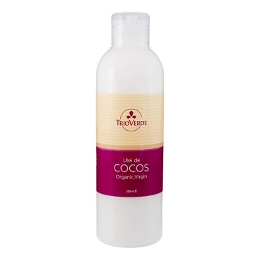 Ulei de Cocos organic - virgin, Trio Verde, 200 ml