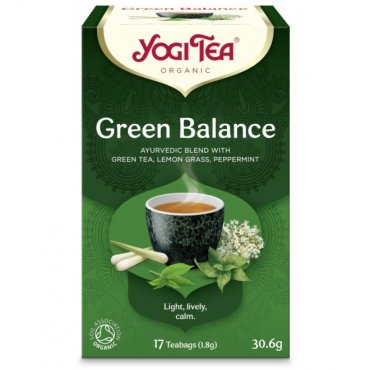 Oferta- Ceai Bio Yogi Tea - echilibru verde, 30 g
