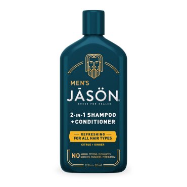 Sampon si balsam 2 in 1 Refreshing , pentru barbati, Jason, 355 ml