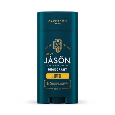 Deodorant solid cu citrice si ghimbir, pentru barbati, Jason, 71 g