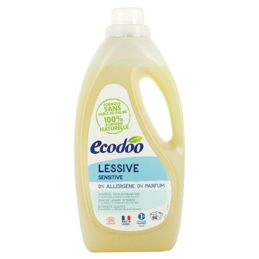 Detergent rufe bio sensitive fara alergeni, fara parfum, Ecodoo, 2L