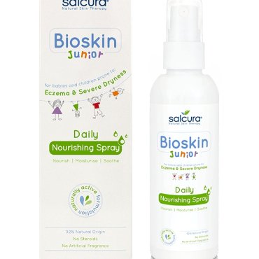 Oferta - Spray nutritiv Bioskin Junior pt bebelusi si copii, piele foarte uscata cu eczeme, dermatite, Salcura 100 ml