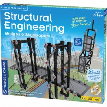 Kit STEM Inginerie structurala, Thames & Kosmos, 8 ani +