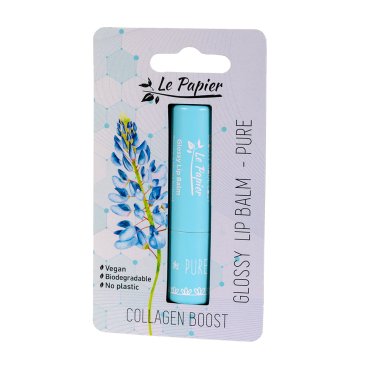 Balsam de buze lucios cu colagen- Pure , Beauty Made Easy, 3.5g