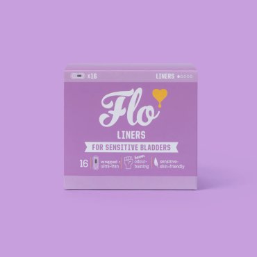 Absorbante zilnice fara aripioare, cu carbune activ pentru incontinenta urinara redusa, 1 pic, Flo, 16 buc