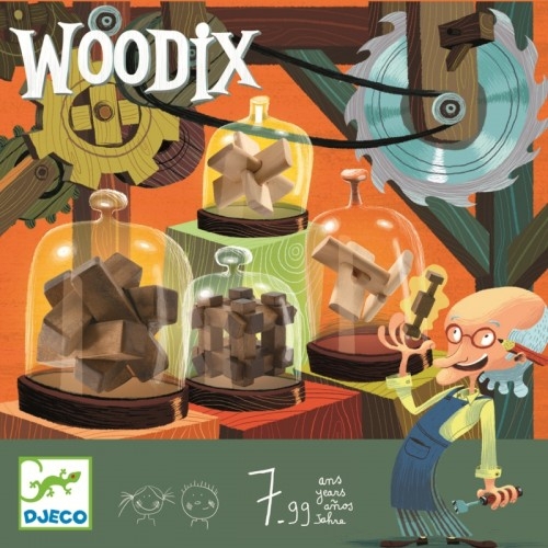 Woodix, jocuri logice din lemn, 7-99 ani