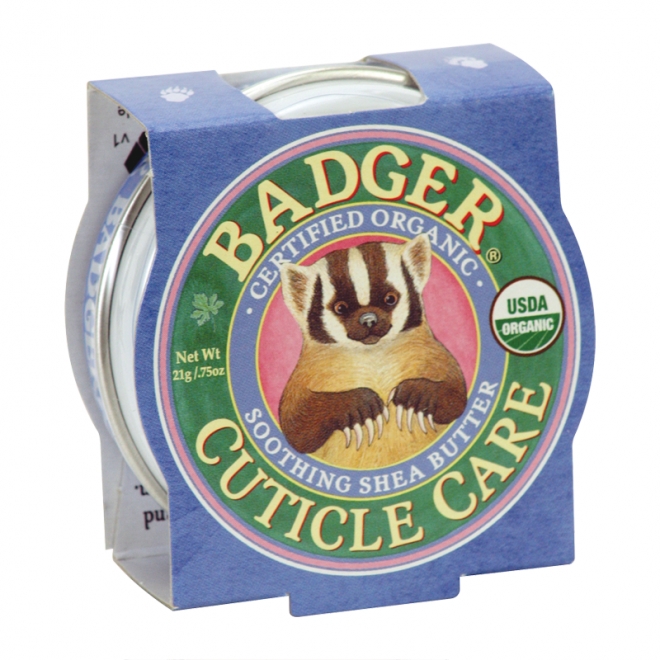 Mini balsam pentru cuticule si unghii, Cuticle Care Badger, 21 g