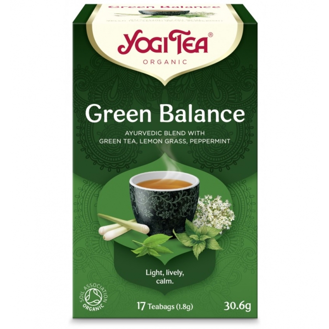 Ceai Bio Yogi Tea - echilibru verde, 30 g