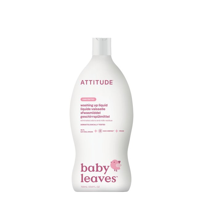 Detergent lichid pentru vase, fara miros,  Attitude, 700 ml