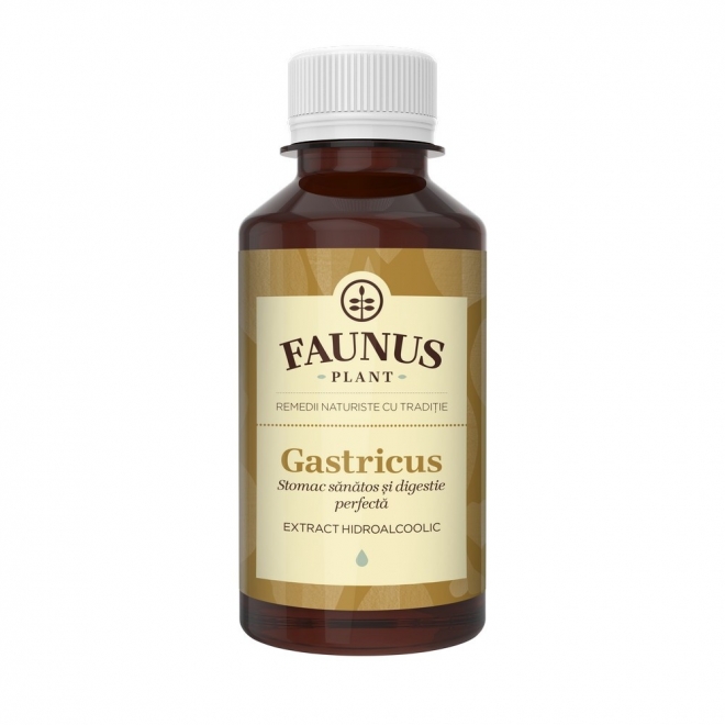 Tinctura Gastricus, stomac sanatos si digestie perfecta, Faunus Plant, 200 ml