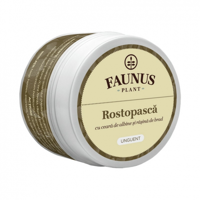 Unguent Rostopasca, cicatrizant si antifungic, Faunus Plant, 50 ml