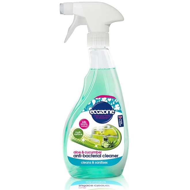 Solutie curatat multi suprafete, 3 in 1, cu aloe si castravete, Ecozone, 500 ml