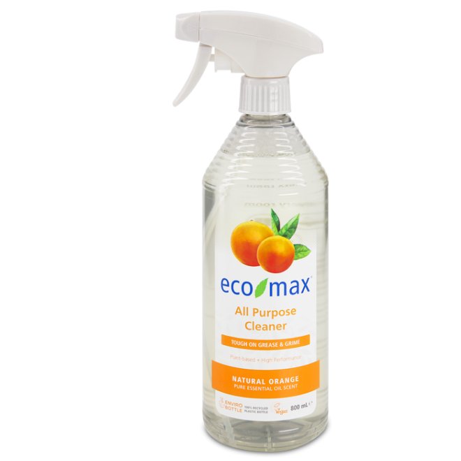 Solutie universala pt curatare multisuprafete, cu portocala,  Ecomax, 800 ml