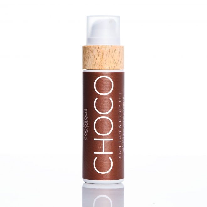 Choco Sun, ulei bronzare accelerata pentru fata si corp, cu ciocolata Cocosolis 110ml