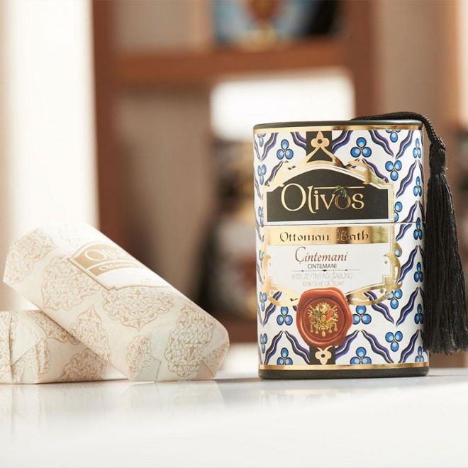 Sapun de lux Otoman Cintemani cu ulei de masline extravirgin, Olivos, 2x100 g