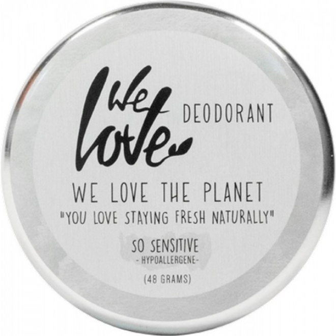 Oferta- Deodorant natural crema hipoalergenic, So Sensitive, We love the planet, 48 g