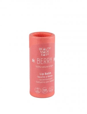 Balsam de buze zero plastic, Berry, Beauty Made Easy, 5.5 g