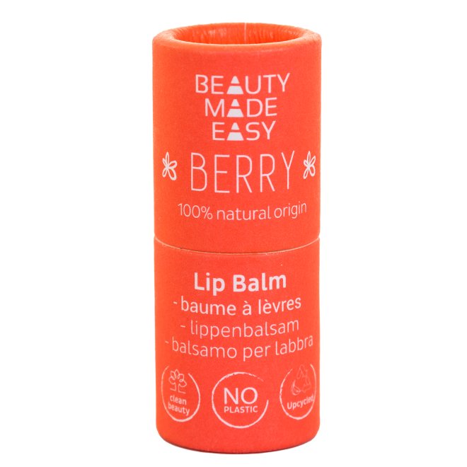 Balsam de buze zero plastic, Berry, Beauty Made Easy, 5.5 g