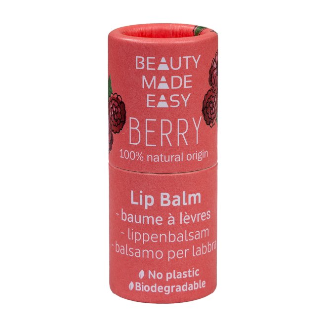 Balsam de buze zero plastic, Berry, Beauty Made Easy, 5.5 g