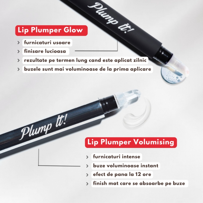 Lip plumper Volumising, buze cu volum instant, Plump It, 3 ml